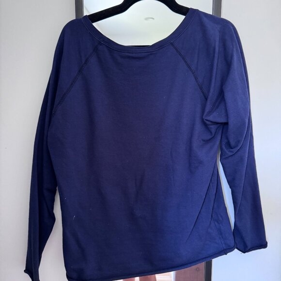 Navy Nantucket Thin Sweatshirt - Picture 3 of 3